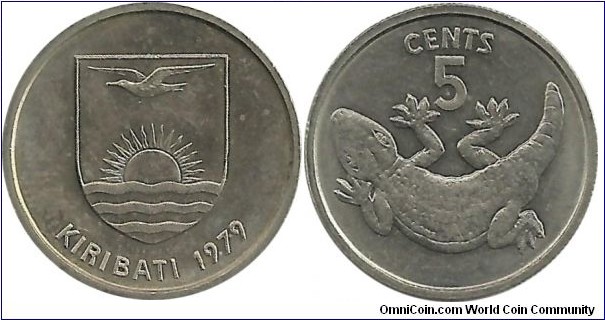Kiribati 5 Cents 1979