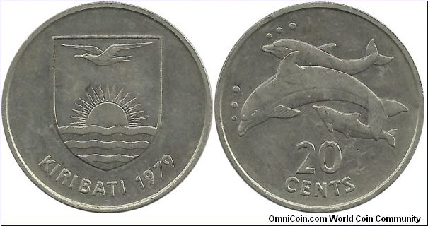 Kiribati 20 Cents 1979