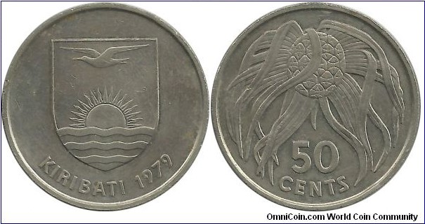 Kiribati 50 Cents 1979