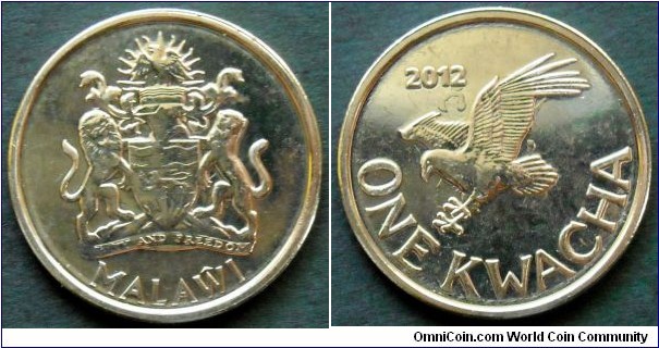 Malawi 1 kwacha.
2012