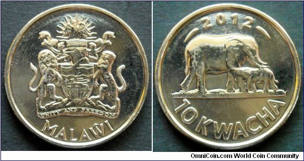 Malawi 10 kwacha.
2012