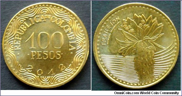 Colombia 100 pesos.
2012