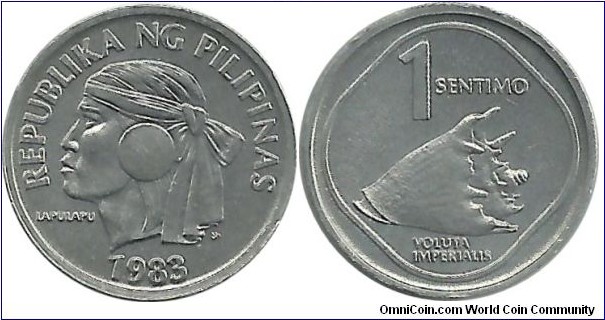 Philippines 1 Sentimo 1983