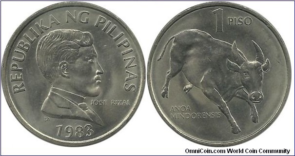 Philippines 1 Piso 1983