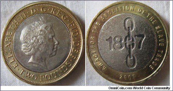 2007 abolition of slavery £2