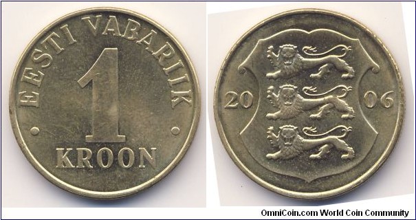 1 Kroon (Republic of Estonia // Nordic Gold)