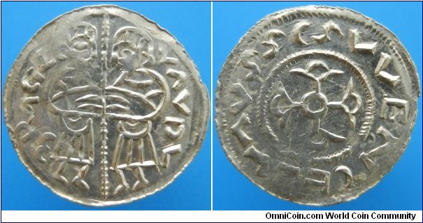 Bohemia, Duke Břetislav I. 1034-1055, AR denarius, 1,057g, Prague mint?, minted before 1050