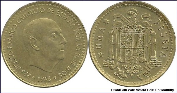 Spain 1 Peseta 1966(75)