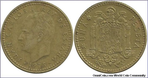 Spain 1 Peseta 1975(79)