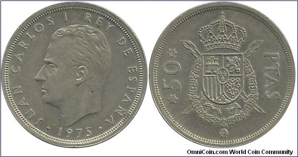 Spain 50 Pesetas 1975(78)
