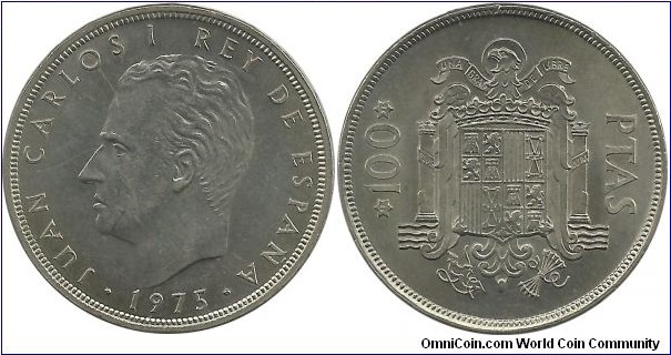 Spain 100 Pesetas 1975(76)