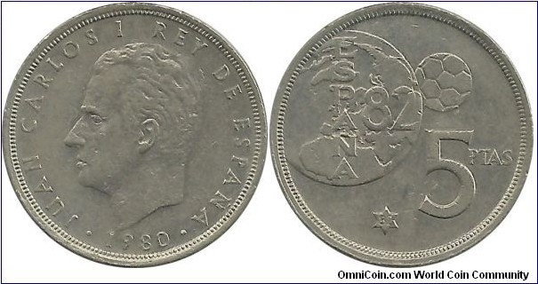 Spain 5 Pesetas 1980(82)