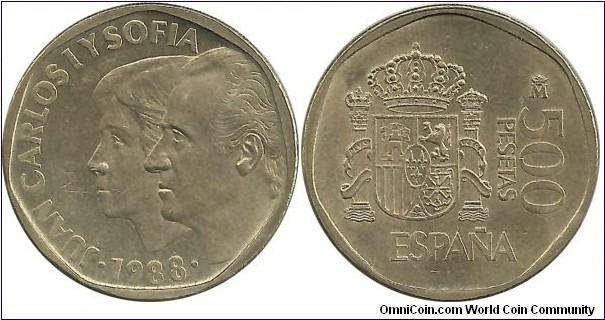 Spain 500 Pesetas 1988