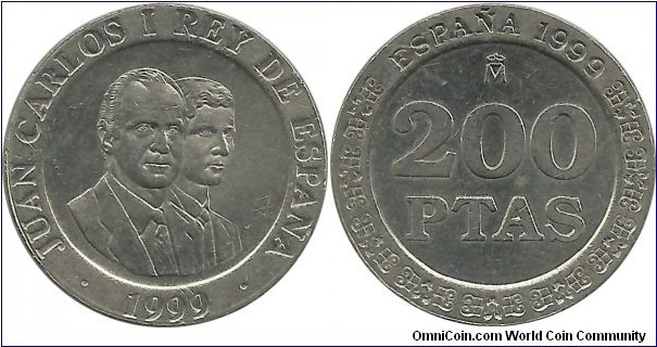 Spain 200 Pesetas 1999