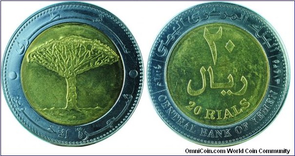 Yemen20Riyals-km29-(AH1425)2004