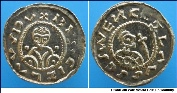 Bohemia, Duke Břetislav I. 1034-1055, AR denarius, 1,109g, Prague mint?, minted after 1050