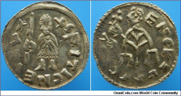 Bohemia, Duke Spytihněv II. 1055-1061, AR denarius, 1,003g, Prague mint?