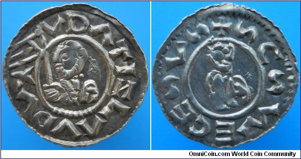 Bohemia, Vratislav II.(I.) Duke 1061-1085, King 1085-1092, AR denarius, 0,695g, Prague mint?, minted before 1085