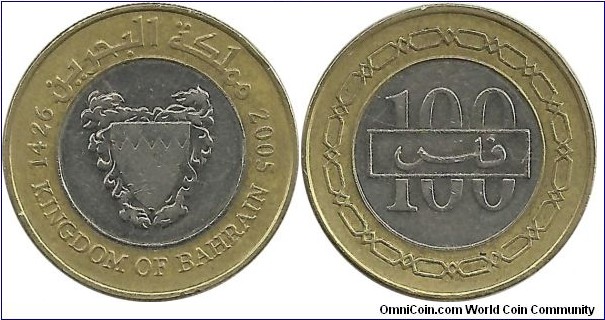 Bahrain 100 Dirhams 1426-2005