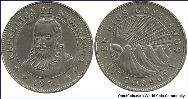 Nicaragua 1 Cordoba 1972