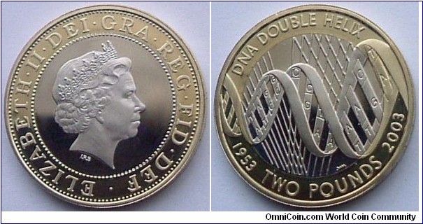 DNA Double Helix £2