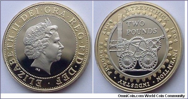 Richard Trevithick Locomotive £2