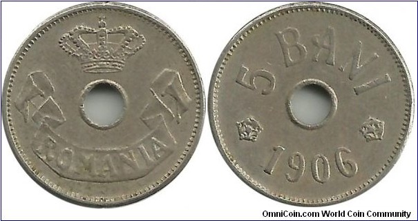 Romania 5 Bani 1906