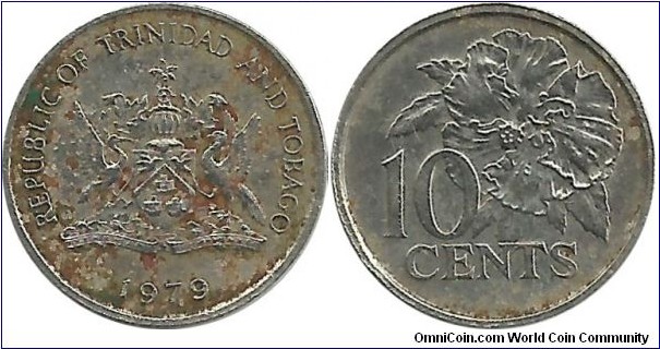 TrinidadAndTobago 10 Cents 1979