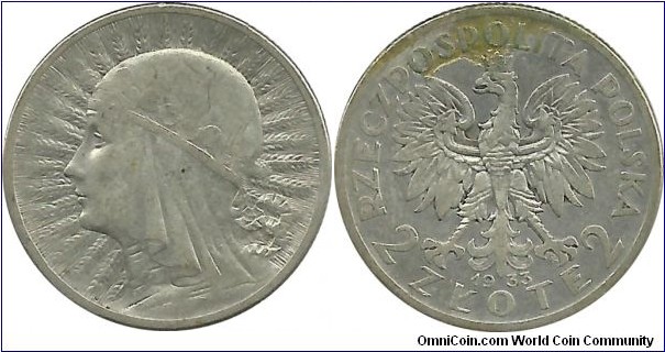 Poland 2 Zlote 1933