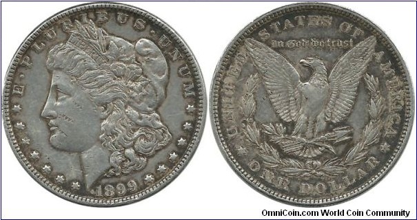 USA 1 Dollar 1899 (Morgan)
