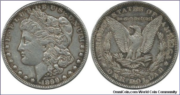 USA 1 Dollar 1899 (Morgan)