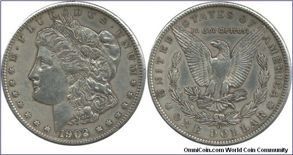 USA 1 Dollar 1902O (Morgan)