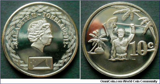 Tokelau 10 cents.
2012