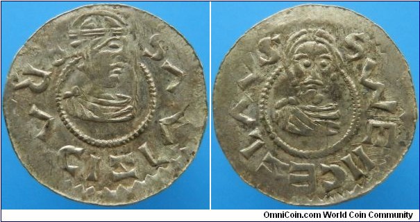 Bohemia, Břetislav II. Duke 1092-1100, AR denarius, 0,636g, Prague mint?