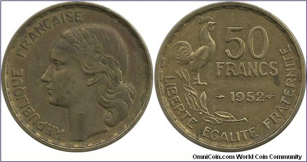 France 50 Francs 1952