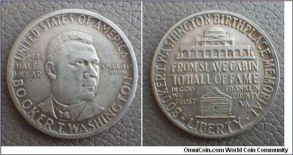 Half Dollar. Booker T commemorative. 