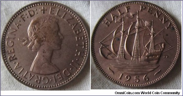 1956 halfpenny