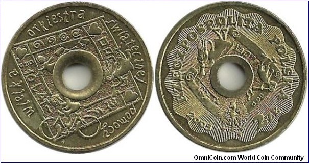 Poland 2 Zlote 2003-Wjelka Orkiestra Y#446