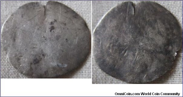 unknown hammered penny, little detail.
