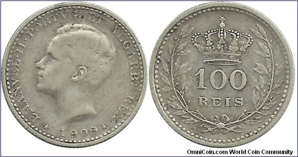 Portugal 100 Reis 1909