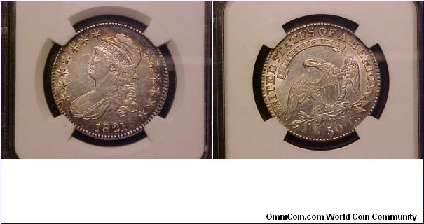 Here is a lovely toned example of the relatively common O-105 die marriage.  NGC graded it XF-45, but it has a good bit of luster remaining, so close to AU!