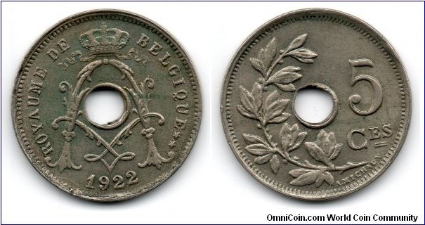 5 Centimes, 1922