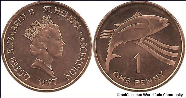 StHelena&Ascension 1 Penny 1997