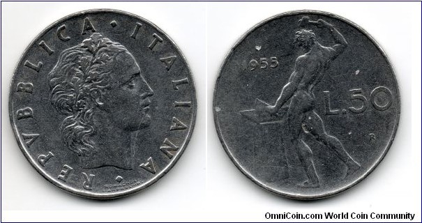 50 Lire, 1955