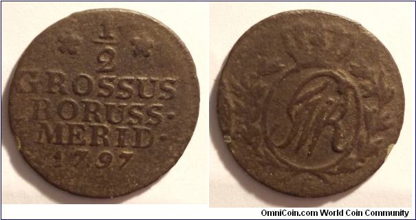 1/2 grossus South Prussia mint B Wroclaw