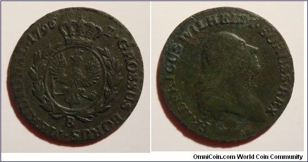 grossus South Prussia mint B Wroclaw