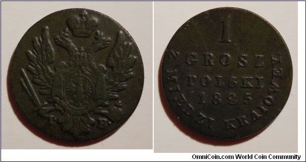 1 Grosz Polski ZMK IB mint Warsaw