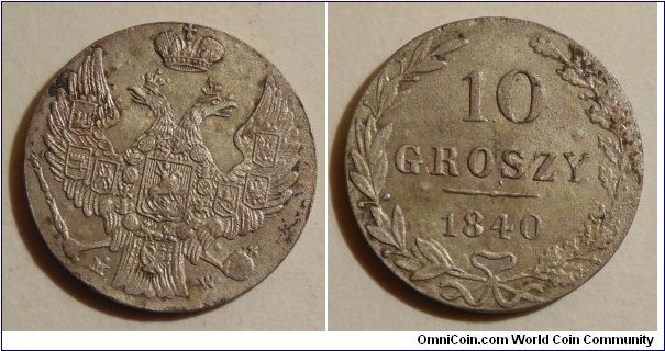 10 Groszy MW mint Wasaw