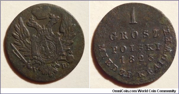 1 Grosz Polski ZMK IB mint Warsaw