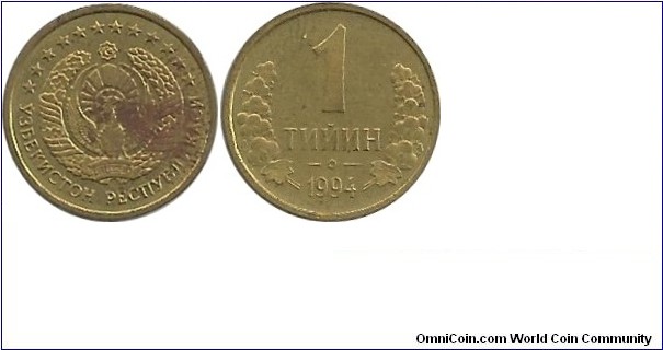 Uzbekistan 1 Tiyin 1994